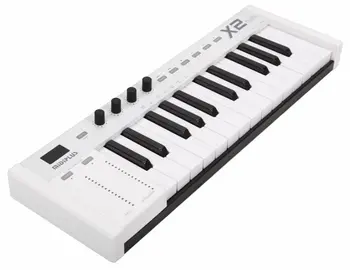 Midiplus X2 mini Keyboard Controller 3', 25 de taste alb
