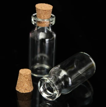 20BUC Mini Mic Gol Clare de Gol care Doresc Flacoane cu Dop de Sticlă Sticle Borcane Recipiente 22*45*12.5 mm 8.0 ML
