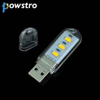 Powstro portabil de economisire a energiei 5730 USB cu LED-uri lampă de Masă lumină de Lectură lumina de Noapte Gadget-uri USB pentru Notebook PC laptop power bank