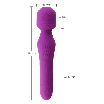 Vibratoare jucarii sexuale pentru femei Clitorisul stimulator incarcare USB-AV Baghetă Magică Puternic oral pasarici rase Penis artificial Vibratoare pentru Femei Adulte magazin