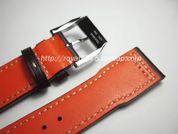 Hand made de Înaltă Calitate Vintage din Piele Watchband Ceas negru Bretele 20mm 21mm 22mm Bratara Solida Cataramă accesorii