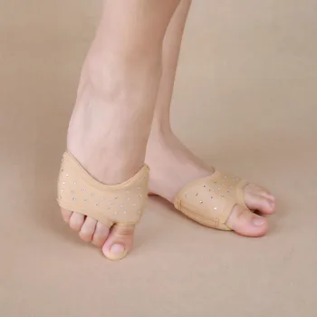 Femeile Gros Drogat Burtă De Dans Balet Picior Pad Pantofi De Protecție Laba Deget De La Picior Curele Sosete Jumătate Acoperă Practică Dans Accesorii