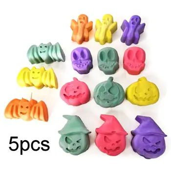 5 Buc Halloween Element de Companie Mici Molar de Piatră Iepurasul de Mestecat Jucării de Dimensiuni Mari Multicolore Opțional Consumabile pentru animale de Companie pentru Chinchille