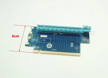 10buc/lot de 90 de Grade PCI-E Express 16X Adaptor Riser Card Pentru 1U Computer-Server Șasiu crescut 6cm
