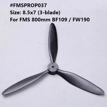 FMS Model 800mm Mini FW190 BF109 Elice 8.5x7 inch 3 Lame FMSPROP037 RC Avion de Aeronave Model Hobby Piese de Avion