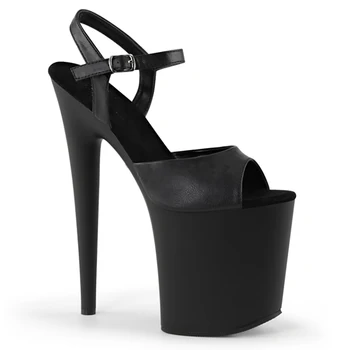 Pantofi pentru Femeie Sandale cu Platforma 20cm Tocuri inalte Stripteuză Femei Pantofi de Vara Negru Rosu Fenty Frumusete Catarama Curelei Peep Toe Pantofi