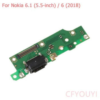 Pentru Nokia 6.1 (5.5 inch) / 6 2018 USB Port de Încărcare Conector Dock Bord Cablu Flex Parte