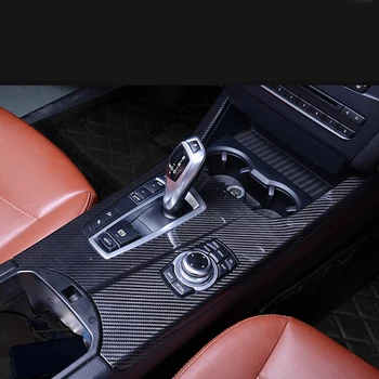 Accesorii auto, Car styling 6x Reale Fibra de Carbon Schimbătorului de Viteze Full Frame Cover Decor Ornamental Pentru BMW X3 F25 11-14