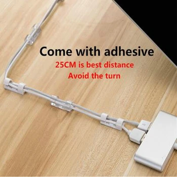 5pcs Organizator de Cablu de Sârmă de Bobinaj Cablu USB Management Încărcător Protector Pentru iPhone Mouse Casti Cablu Titularul Cordonul de Protecție