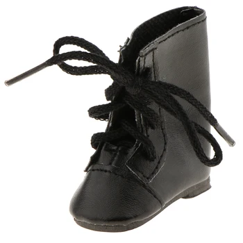 Moda din Piele PU Pantofi Papusi Accesorii Dantelă sus Cizme copii jucărie, Păpuși, Accesorii pentru 14