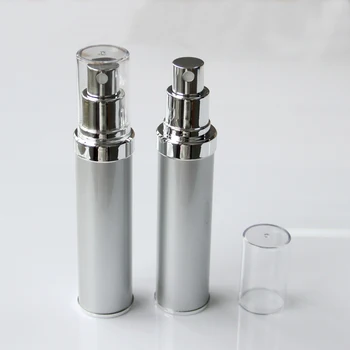 30ML de argint airless sticlă sticlă de plastic pentru lotiune/emulsie/fundației/ser ambalare produse cosmetice de îngrijire a pielii ceață pulverizator sticla