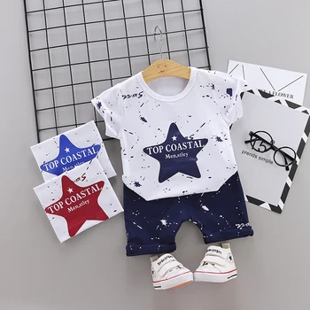 Copii Baieti Set Haine Pentagrama Star Print T-Shirt Pentru Baieti, Bluze Baieti Set Copii Pentru Copii Haine Pentru Sugari