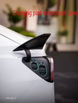 PENTRU Tesla Tesla Model3 portul de încărcare capac rezistent la apa dust cover capac de protecție modificate, accesorii decor
