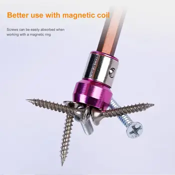 Șurubelniță Biți Inel Magnetic Aliaj Electric Magnetic Inel Anti-Coroziune Puternică Magnetizer Phillips Burghiu Ridica Instrumente