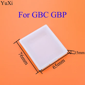 YuXi pentru GBA GBC GBP Cărți de Joc Cazuri Cartuș din material Plastic Material Plastic Transparent Joc Cartuș de Cazuri Cutie de Depozitare Protector