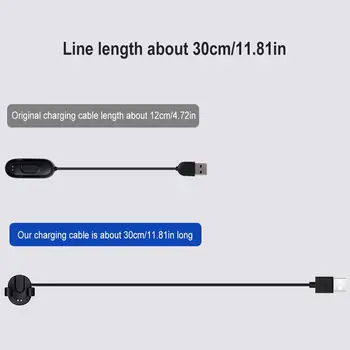 Cablu de încărcare Pentru Xiaomi Mi Band 4 Clip-on Tip Nu Doare Ecran Gratuit Demontare, Încărcare Adaptor Încărcător Pentru MI Band 4 NFC