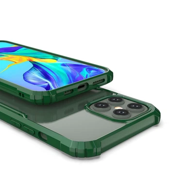 De caz pentru iPhone 12 Ultra-Subțire Anti-Toamna Moale Transparen TPU Caz Clar de Silicon Spate