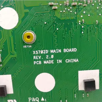 X570ZD Placa de baza Pentru Asus TUF YX570Z YX570ZD X570Z X570ZD Laptop placa de baza Placa de baza R5-2500 CPU GPU GTX1050