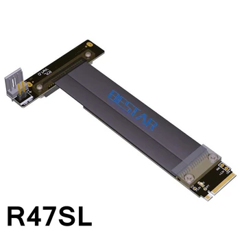 Coloană M. 2 NVMe unitati solid state Cheie cheie M-M pentru a SFF-8639 ( U. 2 ) U2 Riser Card Adaptor Panglică Cablu de extensie 20cm, 30cm, 60cm Pentru U. 2 NVME SSD