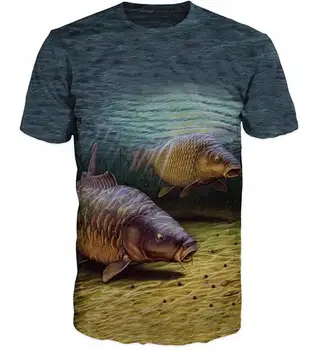 Cool Oameni Somn Pește Hobby T-Shirt 2018 3D Imprimate Full Tipărite de Artă de Design 5XL