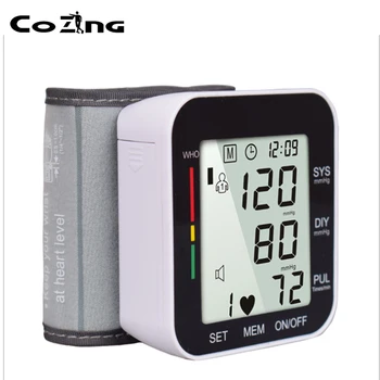 Digital LCD Automată Încheietura Tensiunii Arteriale Monitor Dispozitiv de Măsurare Inima Bate Metru Puls de Îngrijire a Sănătății +Cutie