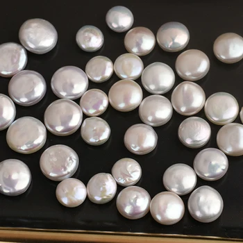 6 BUC Baroc de apă Dulce Pearl Button Forma 9-14mm Margele Vrac pentru OL DIY Bijuterii Colier Brățară Accesorii
