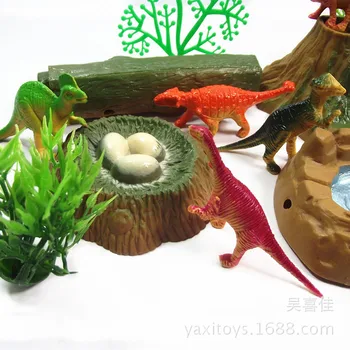Simulare de animale scena set de simulare de plastic mic animal de animale de pădure model de tabel de nisip sand set