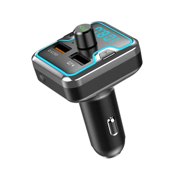 Incarcator auto Car MP3 Player o Transmițător FM Modulator FM Bluetooth 5.0 Handsfree de Asteptare Car Kit-ul Bluetooth QC3.0