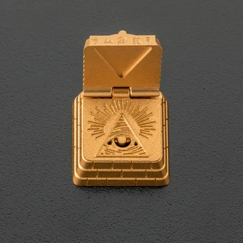 Poate Deschide Ochiul Dumnezeu Faraon ESC Full Metal Transparent Tastă Pentru Cherry Comuta Tastatură Mecanică de Metal de Aur Taste
