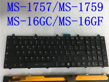 V139922AK1 V139922DK PENTRU MSI GE70 GE60 MS-16GF MS-16GC MS-1759 MS-1757 Serie Laptop Plin de Culoare Autentic Tastatura
