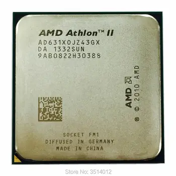 AMD Athlon II X4 631 2.6 GHz Quad-Core CPU Procesor AD631XWNZ43GX Socket FM1
