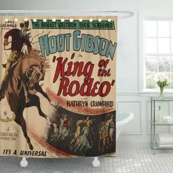 Vest Rege al Rodeo Vintage Cal Secționare Decor Acasă