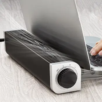 USB Notebook Radiator Stand Laptop de Răcire Rack Pad cu 3 Viteza Vântului Reglabil
