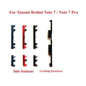 Putere și Volum Buton Lateral Chei + Lock de Blocare Paranteze Acolade pentru Xiaomi Redmi Nota 7 & Pro