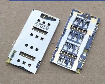 5PCS/lot, Original, nou SIM card reader titularul conector pentru Sony Z4 Z3+ Dual E6533 E6553 socket modul tava