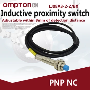 LJ08A3-2-Z/BX PNP NC Inductiv de proximitate comutator de putere de Lucru 6-36VDC distanța de Detecție 0-8mm
