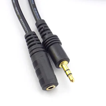 1,5 M/3M/5M/10M DC Jack de 3,5 mm de sex Masculin la Feminin AV Căști difuzor Audio Extensie Cablu PC Audio AUX Stereo Prelungi Cablul