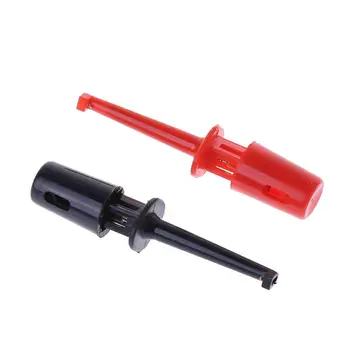 Nou 1 Pereche Singur Cârlig Clip Test Sonda Cablul Mini Grabber Kit Pentru Multimetru