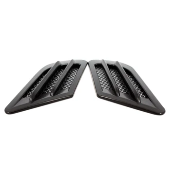 De înaltă Calitate, 2 buc/Set Mașină Parte a Debitului de Aer de Ventilare pentru Fender Capacul Orificiului de Admisie Grila Conductă de Decor Plastic ABS Autocolant