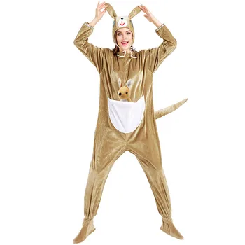 New Sosire Cangur Călugăriță Elan Costum Cosplay Animalele Adulte Costum de Uniformă de Crăciun Costum de Halloween pentru Femei