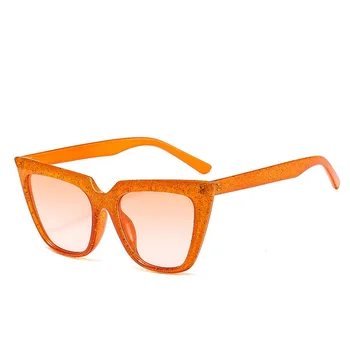 Bomboane de Culoare Strălucitoare Ochi de Pisica ochelari de Soare pentru Femei Brand de Lux Piața Nuante de sex Feminin Gradient de Ochelari de ocolos de sol feminino UV400