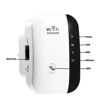 WiFi Range Extender WiFi 300Mbps Repetor cablu, Router Wireless Amplificator de Semnal Amplificator
