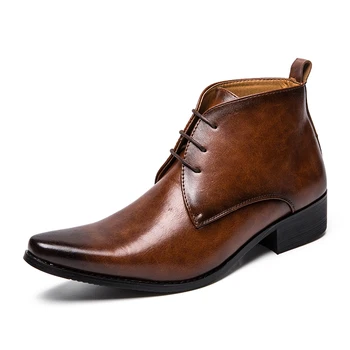 Înălțimea Increasedl Retro Bullock Design de Oameni de Afaceri Clasic Formale Pantofi cu varful Ascutit din piele pantofi Barbati Oxford Pantofi Rochie