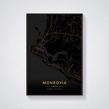 Monrovia Liberia Poster