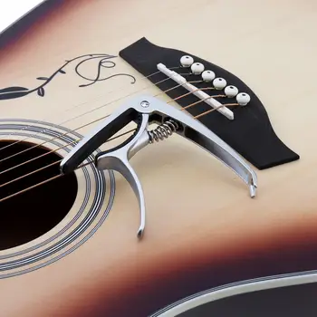 2 buc pentru un Pachet Durabil Chitara Capo Guitarra Capotraste Fabricat din Aliaj de Zinc Ton Clemă