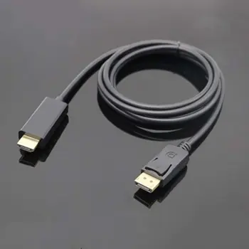 Noi 1,8 M display port Displayport Male DP la HDMI de sex Masculin Cablu Adaptor Convertor 4K Laptop PC Laptop, TV HD prin Cablu Convertor