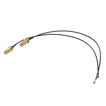 2 buc. WLAN Antene Coadă HIROSE u.fl SMA Cutie cablu adaptor IPEX RSMA 20cm