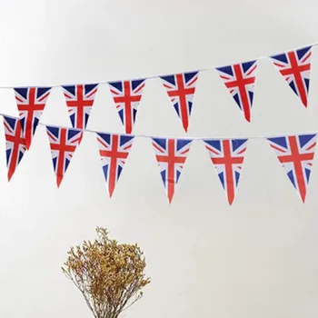 Un Șir de 25 De ani din marea BRITANIE Regatul Unit Uniune Jack Tematice Steaguri Drapele Banner-ul Britanic de Epocă, pur și Simplu, Elegant Partidul Național Regal