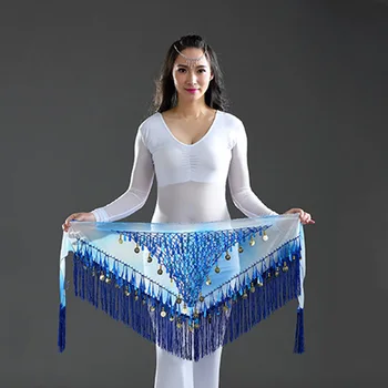 Dansatoare Tie-Dye Triunghi Mare Belly Dance Talie Lanț Curea Talie Stil Egiptean Femei Salopete Haine Costume Sexy