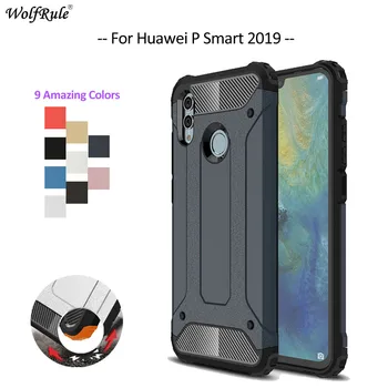 Pentru a Acoperi Huawei P Inteligente 2019 Caz TPU si PC Armura Bara de Protecție Spate Telefon Caz Pentru Huawei P Inteligente 2019 Acoperi Funda 6.21